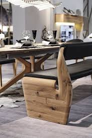 Voglauer Polsterbank Valpin Schwarzes Leder Ls Geoltes Eichenholz Lange Ca 2265 Cm Bei Uns Erhalt Dining Table With Bench Furniture Inspiration Furniture