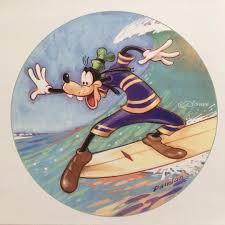 Goofy Footer Surf Art Disney Paintings Surfing