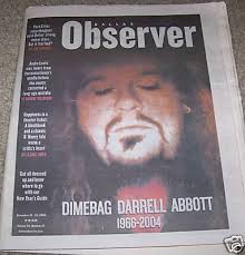 DIMEBAG DARRELL DALLAS OBSERVER 12/04 PANTERA LAST ONE!