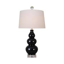 They are highly affordable and more durable than traditional plastic! Black Porcelain Gourd Vase Table Lamp 22 Asian Style Furnishing