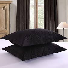 Buy top selling products like ugg™ sherpa european pillow sham in snow and smoothweave™ tailored pillow sham. Black Pillow Shams Euro Shams Free Shipping Over 35 Wayfair