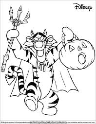 Unique And Creative Good Halloween Coloring For Teenagers Winnie The Pooh Tigger Carry Halloween Coloring Pages Halloween Coloring Pictures Halloween Coloring