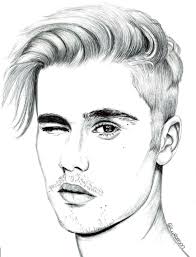 Justin Bieber Justin Bieber Sketch Celebrity Drawings Justin Bieber