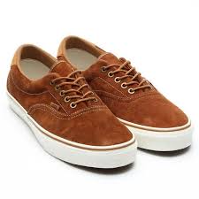 Vans Era 59 Brown Tan Leather Vans Vans Suede Sneakers
