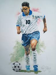 Baggio had struggled to walk for days after a game, but to play for almost 20 years after being written off at 18 was no mean achievement. Artstation Roberto Baggio The Boldboy