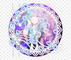 Collection by al3xismytubb0<3 • last updated 4 days ago. Pfp Kawaii Blue White Neon Chalk Dust Girl Circle Hd Png Download 640x640 5811806 Pngfind