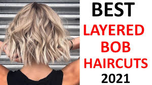 Of course, this style works best for women who have thin, fine hair. Beautiful Layered Bob Haircuts For Christmas For Women Over 40 50 To 80 Years Old Youtube