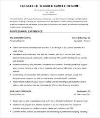 50+ Teacher Resume Templates - PDF, DOC | Free & Premium Templates