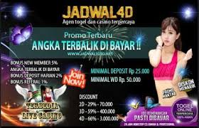 Jadwal4d Agen Bandar Online Aman Dan Terpercaya Menyediakan 10 Pasaran Resmi Togel Live Casino Bonus Member Baru 5 Bonus Deposit Harian 2 Hadiah A Hadiah