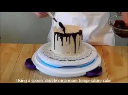 Sift the confectioners' sugar into a small bowl. How To Make A Trendy Chocolate Drizzle Cake Recipe Included Youtube
