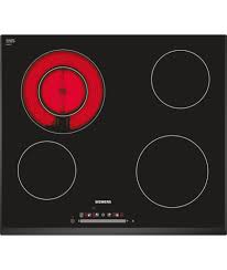 The hobs also feature safety and security. Siemens Electric Hob Instructions