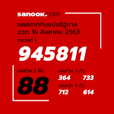 ตรวจหวยย้อนหลัง หวยออกอะไร ตรวจสลากกินแบ่งรัฐบาล 16 สิงหาคม. Facebook