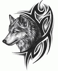 Tribal Design And Wolf Head Tattoo Jpg 412 504 Tribal Wolf Tattoo Wolf Tattoos Wolf Tattoo Design
