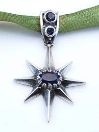 I Created This North Star Necklace For The 2000 Film It Is Available On A Ribbon Or A Sterling Cable Chain North Star Necklace Star Jewelry Star Pendant