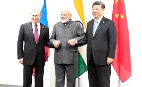 Meeting between leaders of Russia, India and China • President of Russia