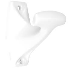 Double prong robe hook is perfect for creating organization in small spaces. White Porcelain Wall Hook Home Furnishings Dyke Dean