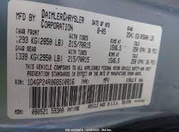 2006 Dodge Grand Caravan Se For Auction