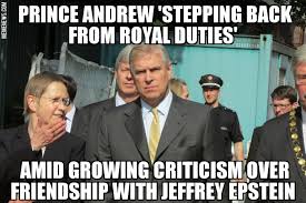 Prince Andrew Stepping Back From Royal Duties Memenews Com