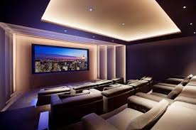 Contemporary Media Room Design Ideas Media Rooms Movie Theater Basement Movie Room Movie Rooms Ba Home Theater Rooms Home Cinema Room Small Home Theaters