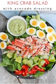 Grilled King Crab Salad Recipe Seafood Recipes Sea Food Salad Recipes Crab Salad Recipe