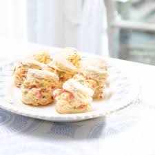 Country Ham Biscuits And Scallion Pimento Cheese Recipe Ham Biscuits Food Network Recipes Pimento Cheese