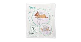 We all love disney cartoons! Bambi Thumper Baby Cross Stitch Kit Aldi Uk