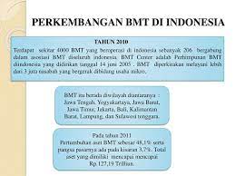 Baitul mal wa tamwil (bmt) terdiri dari dua istilah, yaitu baitul mal dan baitut tamwil. Perkembangan Bmt Di Indonesia Ppt Download