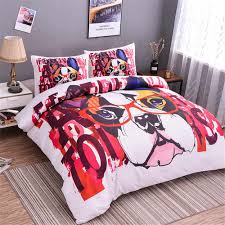 French bulldog bedding sets will make your home the cutest place in the world. Zeimon Cartoon 2 3 Pcs Bedding Set Cute French Bulldog Printing Polyester Duvet Cover Pillowcase For Children Home Textiles Bedding Sets Aliexpress
