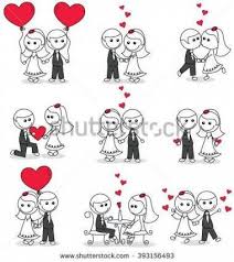 39 Trendy Wedding Couple Clipart Shape Couples Doodles Doodle Wedding Love Doodles