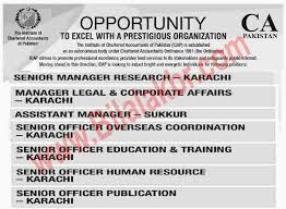 Opportunity Ca To Excel With A Prestigious Organization Pakistan The Institute Of Chartered Accountants Of Pakist Chartered Accountant Accounting Institute