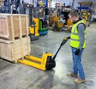 Тележка электрическая самоходная JHLIFT EPT 15H WB, 1500 кг, 1150 x 550 мм,  с колесом баланса, Li-Ion с батареей 48V, 10 Ah