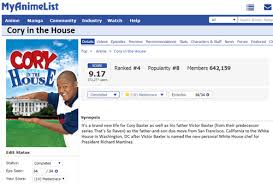 Cory in the house is the greatest anime of all time. Petition Petition To Add Cory In The House To Myanimelist Net