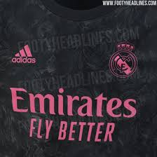 After unveiling its classic home and spring pink away kits last month, real madrid has released its third jersey ahead of the 2020/21 season, a subtle black and grey offering. Real Madrid 20 21 3Âª Equipacion Real Madrid Real Madrid Crest Madrid