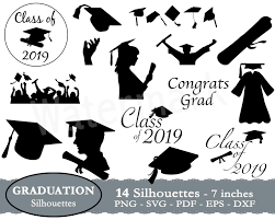 Graduation 2019 Svg Graduation Clip Art Grad Day Grad Cap Class Of Graduation Student Diploma Award Cap Tassel Instant Download Graduation Clip Art Clip Art Graduation Silhouette