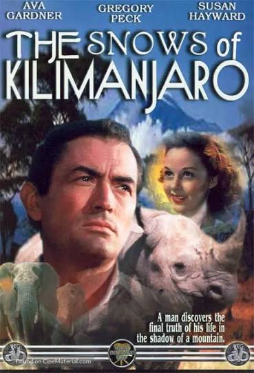 The Snows of Kilimanjaro (1952) dvd movie cover