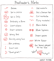 Prototypic Proofreader Marks Chart Proofreading Chart