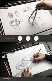 Sketch Hand Drawn Mockup Set How To Draw Hands Sketch Book Logo Design
