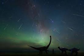 The Terrifying Final Hours Of The Dinosaurs Reign On Earth Perseid Meteor Shower Meteor Shower Earth