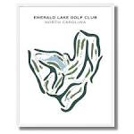 Emerald Lake Golf Club, North Carolina - Printed Golf Courses ...