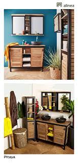 Le meuble sdb 2colonne suspendu, répondra à vos attentes! Meuble De Salle De Bains En Acacia Massif 120cm Pitaya 120 Cm Meuble Sous Vasque Meuble De Salle De Bain Meuble Sous Vasque Meuble Salle De Bain Alinea