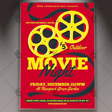 It is very easy to download any free party flyer templates in psd you like. Movie Night Flyer Psd Template By Psdmarket On Deviantart