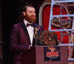 We strive for accuracy and fairness. Sami Zayn On Twitter Thanks To All The People For Making Me The First Ever 2 Time Sami Award Winner Humbled