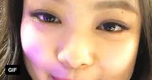 Jennie Kim cutie wink