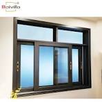 Factory Price Commercial Coffee Shop Office Aluminum Alloy Frame Glass Sliding Window