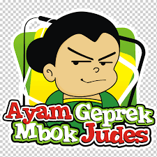 Karena sambal bisa ditambahkan terasi, air perasaaan jeruk nipis, dan juga rempah. Ayam Geprek Mbok Judes Chicken As Food Sambal Ayam Goreng Ayam Geprek Food Text Logo Png Klipartz