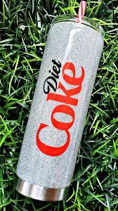 Diet Coke Glitter Tumbler Personalized Name Tumbler Glitter Yeti Personalized Yeti Bling Tumbler Glitter Yeti Diet Coke Tumbler Cups Diy