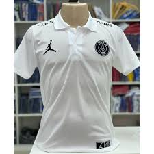 Aproveite o frete grátis pelo mercadolivre.com.br! Camisa Psg Branca Paris Jordan Camisa De Time 2021 2022 Gola Polo Camisa De Futebol Shopee Brasil