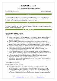 Ucla center for molecular, cell, and. Graduate Assistant Resume Samples Qwikresume