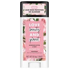 Love Beauty And Planet Murumuru Butter And Rose Deodorant 2 95 Oz Walmart Com Deodorant Rose Deodorant Aluminum Free Deodorant