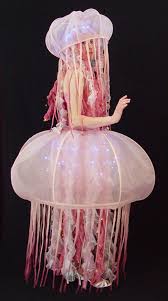Belle De La Mer Side Lit Wearable Art Jellyfish Costume Fish Costume Halloween Costumes